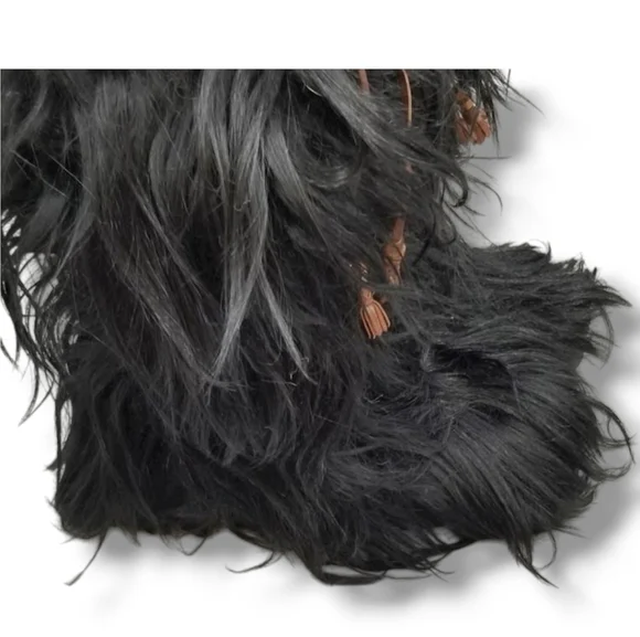 GUCCI Yeti Siberian Goat Hair Black Fur Vintage winter boots with COA - Picture 5 of 16